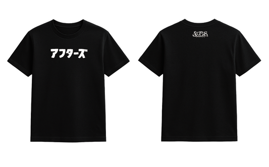 【AFTERS】アフターズ T-SHIRT BLACK & WHITE