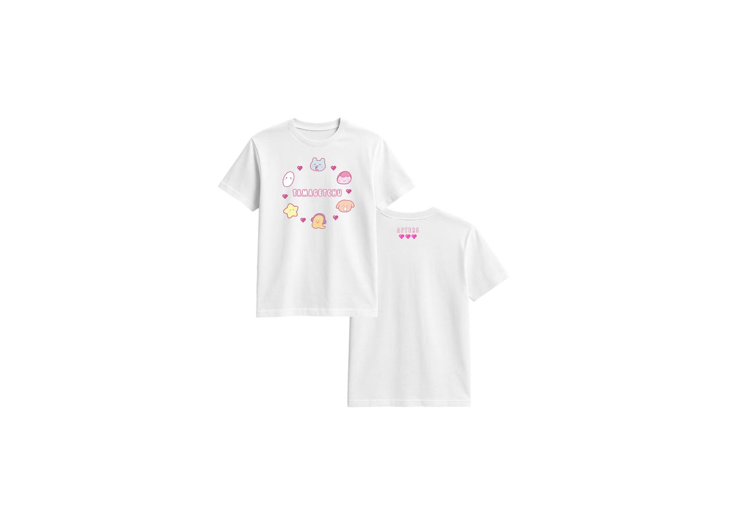【AFTERS】 TAMAGETCHU T-SHIRT WHITE
